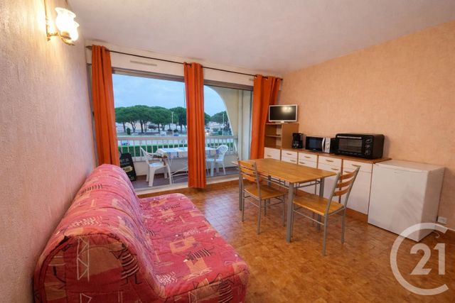 Appartement Studio Cabine &agrave; vendre - 1 pi&egrave;ce - 21,62 m2 - Le Grau Du Roi - 30 - LANGUEDOC-ROUSSILLON