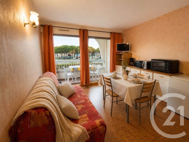 Appartement Studio Cabine &agrave; vendre - 1 pi&egrave;ce - 21,62 m2 - Le Grau Du Roi - 30 - LANGUEDOC-ROUSSILLON