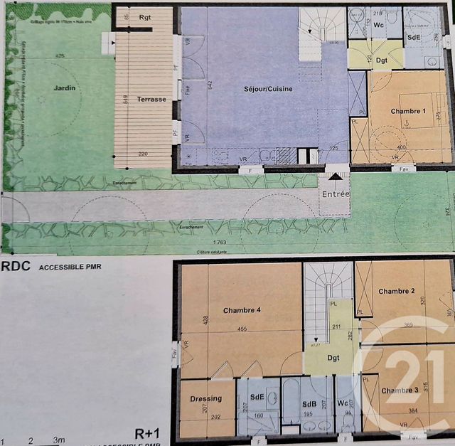 Appartement T5 à vendre - 5 pièces - 122,95 m2 - Codognan - 30 - LANGUEDOC-ROUSSILLON