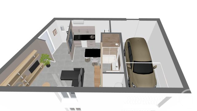 Appartement T1 à vendre - 1 pièce - 32 m2 - Nimes - 30 - LANGUEDOC-ROUSSILLON