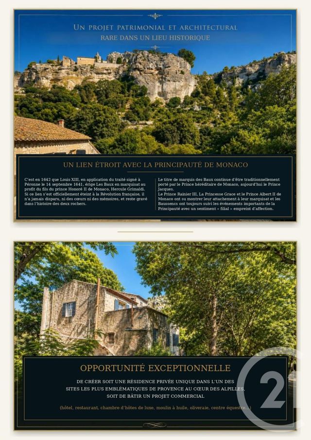 Maison &agrave; vendre - 15 pi&egrave;ces - 650 m2 - Les Baux De Provence - 13 - PROVENCE-ALPES-COTE-D-AZUR