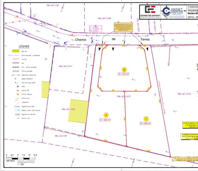 Terrain &agrave; vendre - 506 m2 - Lunel Viel - 34 - LANGUEDOC-ROUSSILLON